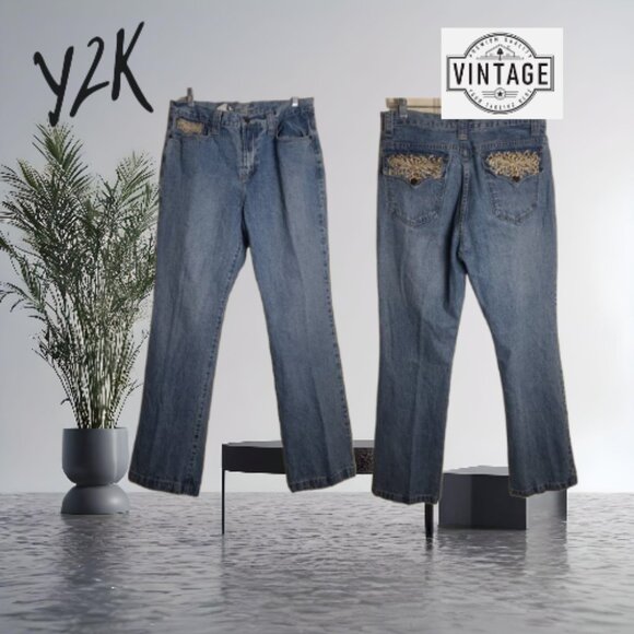 Lena Blue Denim Women's Jeans - Picture 4 of 13